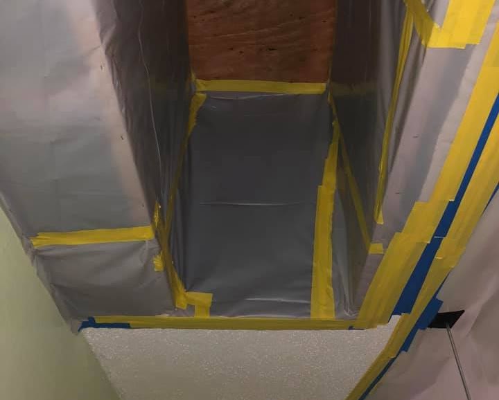 Barrier Controlling Mold Growth