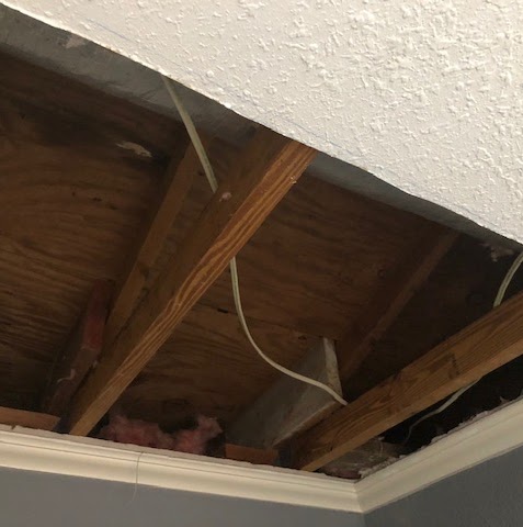 Drywall Cut and Insulation Removal